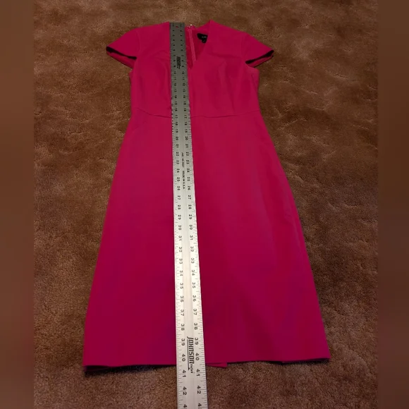 J. Crew Pink Midi Dress - Size 4 - Picture 2 of 7